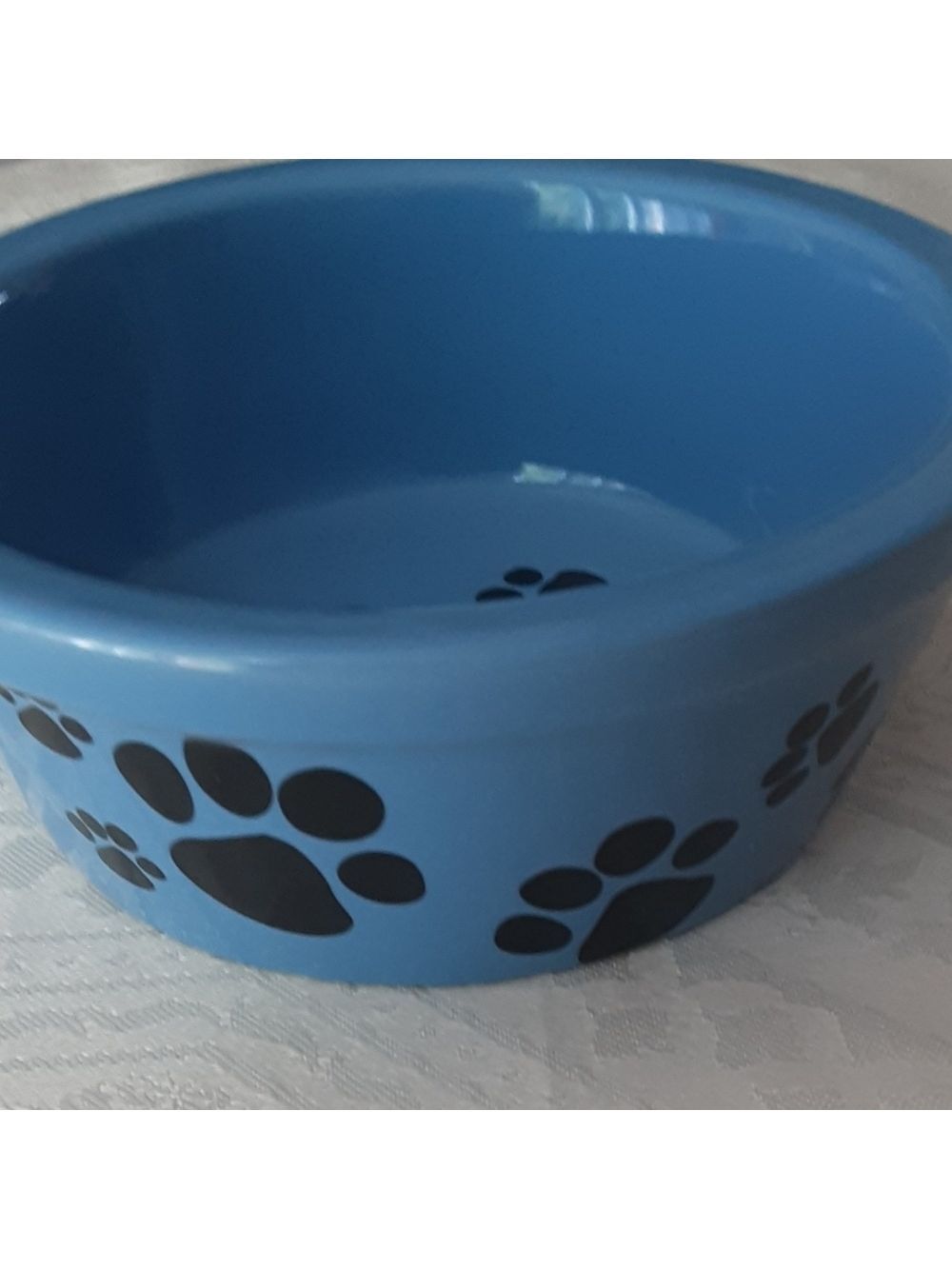 Aly's Line by Melia Small Ceramic Dog Bowl